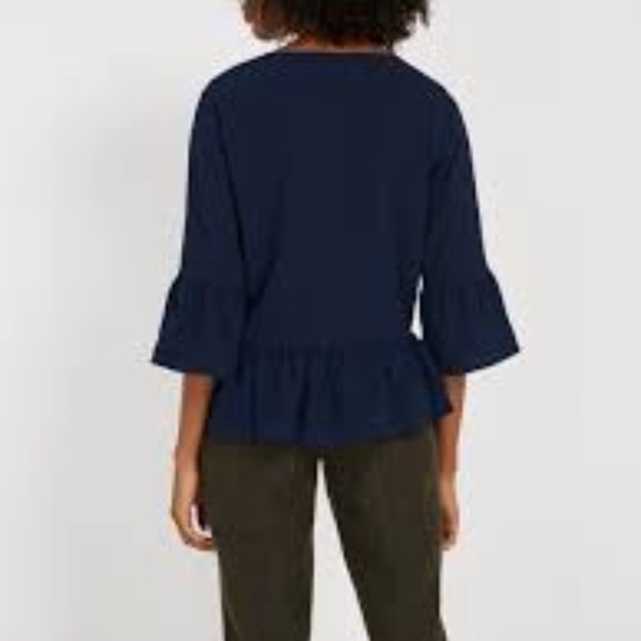 Frank and Oak, V-Neck Bell Sleeve Blouse - Picture 3 of 4
